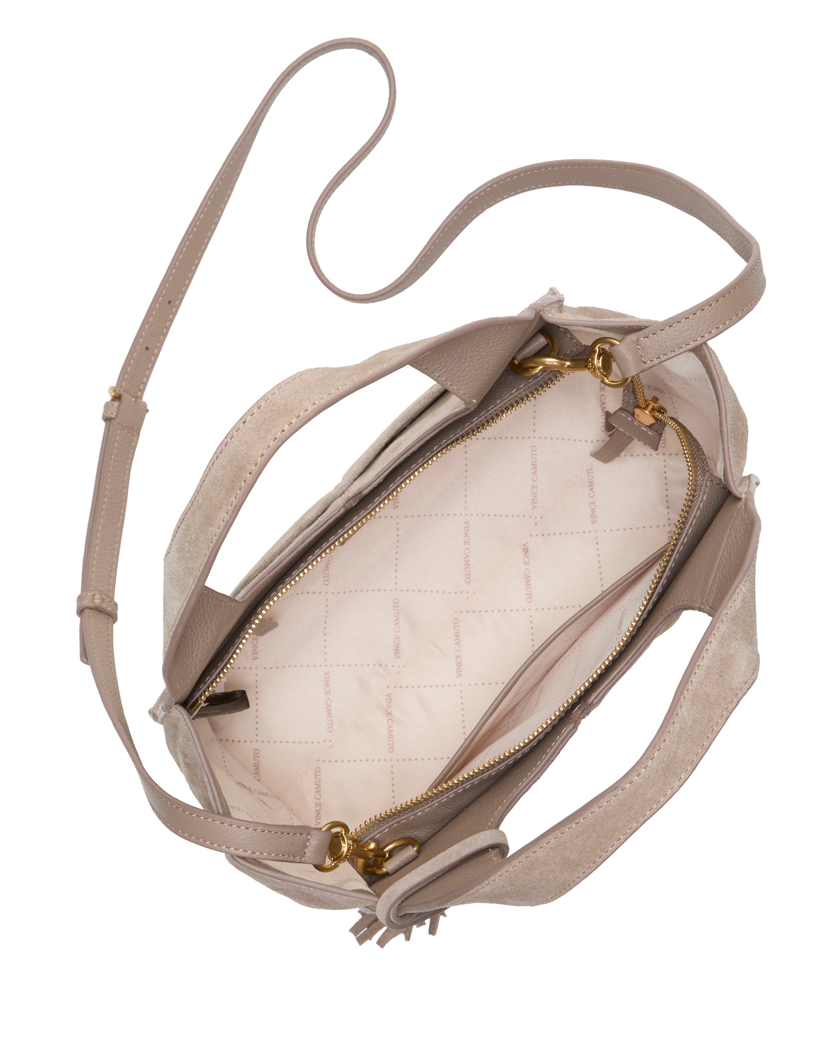Aleah Satchel Bag - Dark Taupe - Vince Camuto