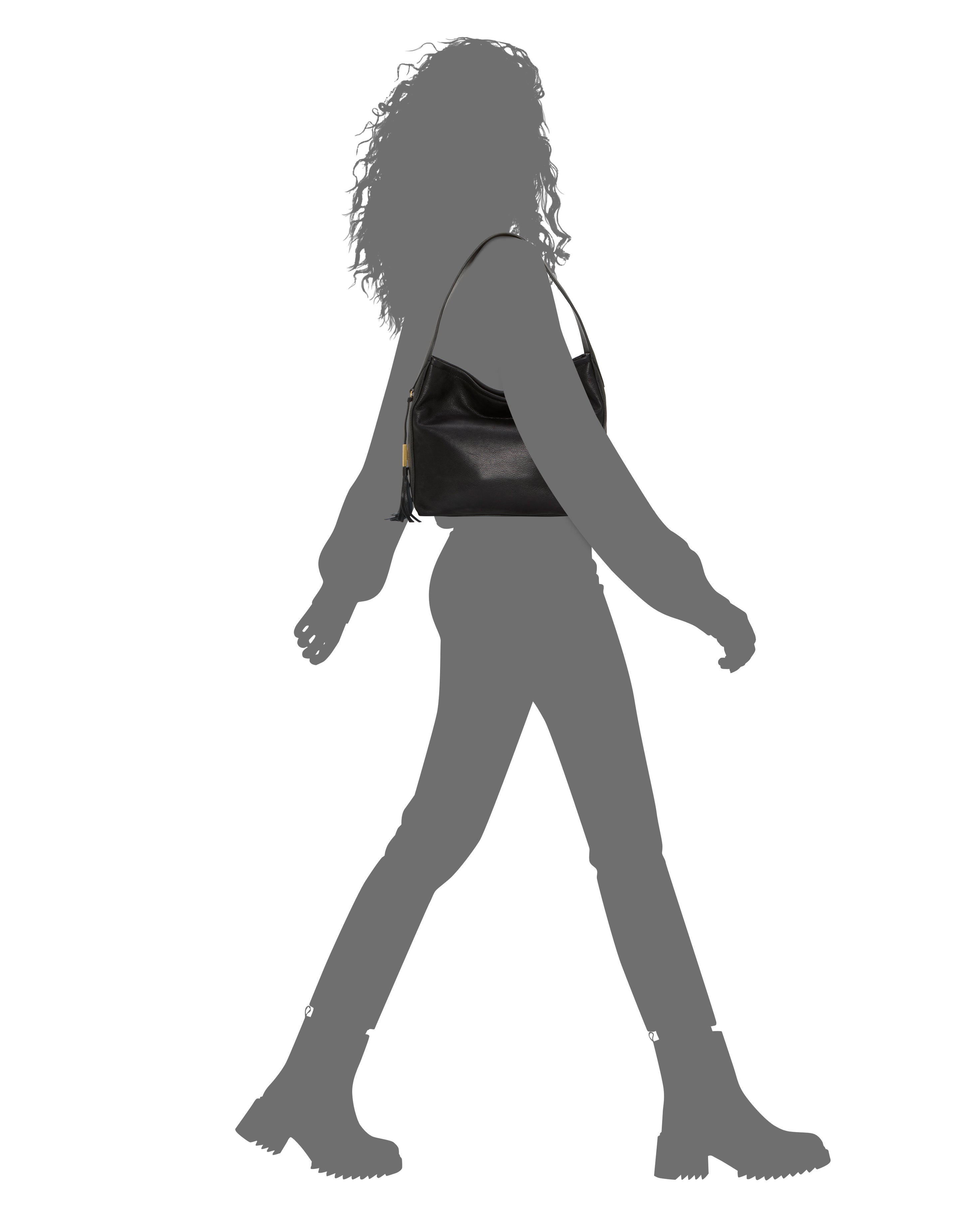 Aleah Shoulder Bag - Black - Vince Camuto