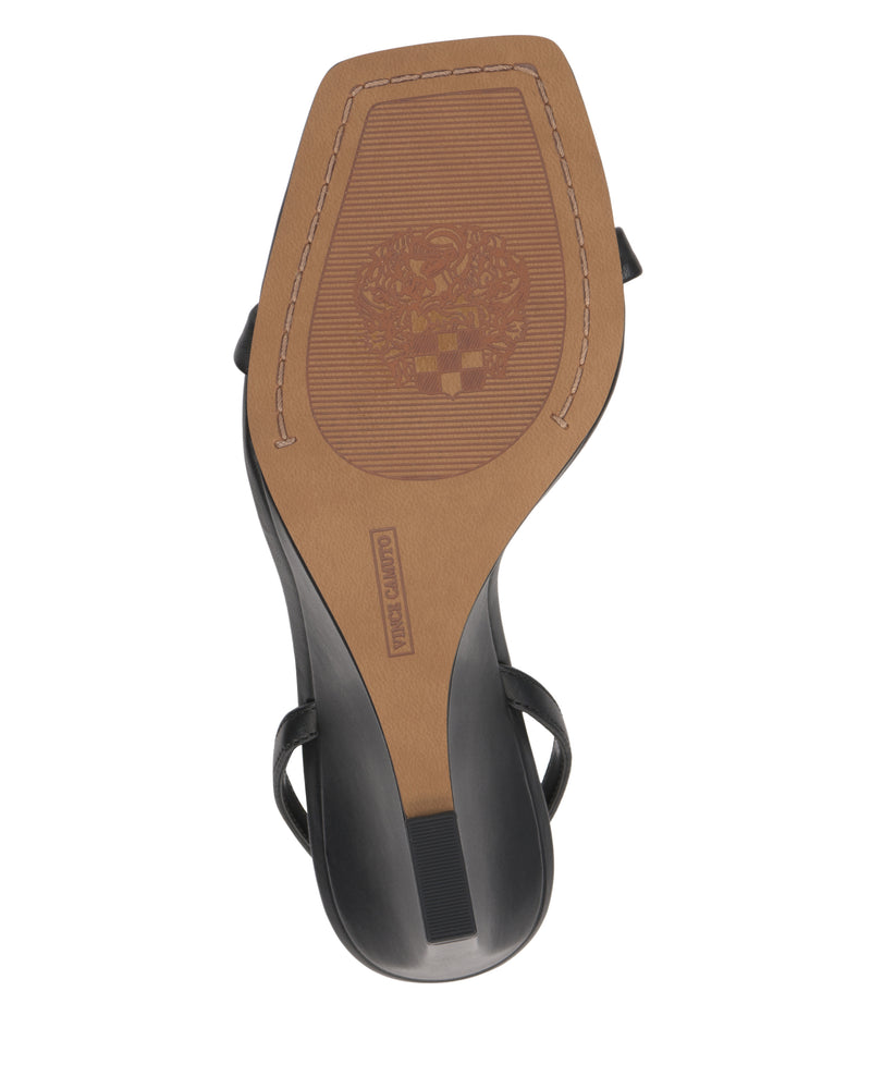 Ambee Wedge Sandal - Black - Vince Camuto