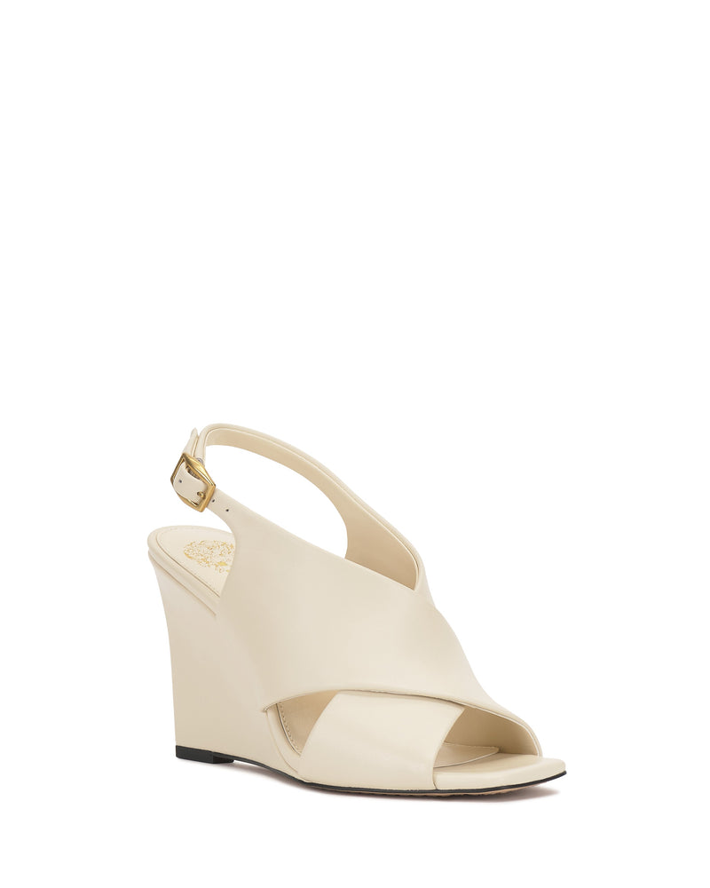 Ameira Wedge Sandal - Creamy White - Vince Camuto