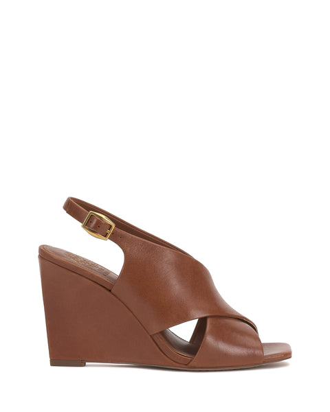 Ameira Wedge Sandal - Brandy - Vince Camuto