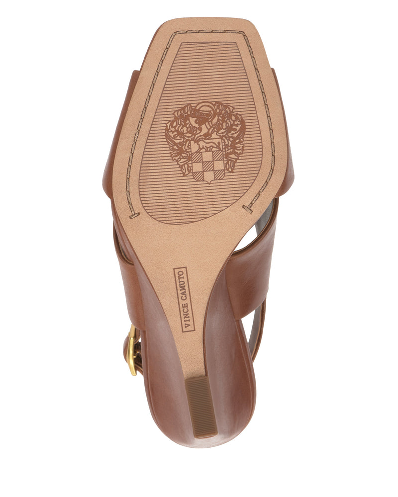 Ameira Wedge Sandal - Brandy - Vince Camuto