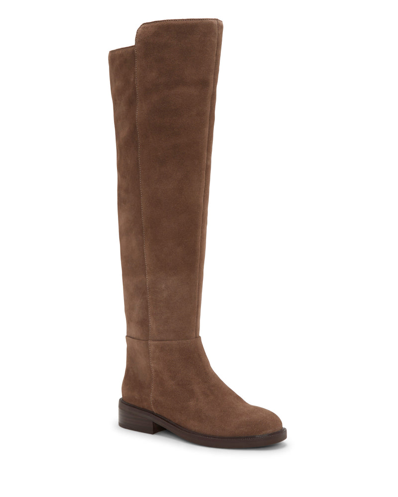 Amiyah Wide Calf Over the Knee Riding Boot - Toasted Taupe - Vince Camuto