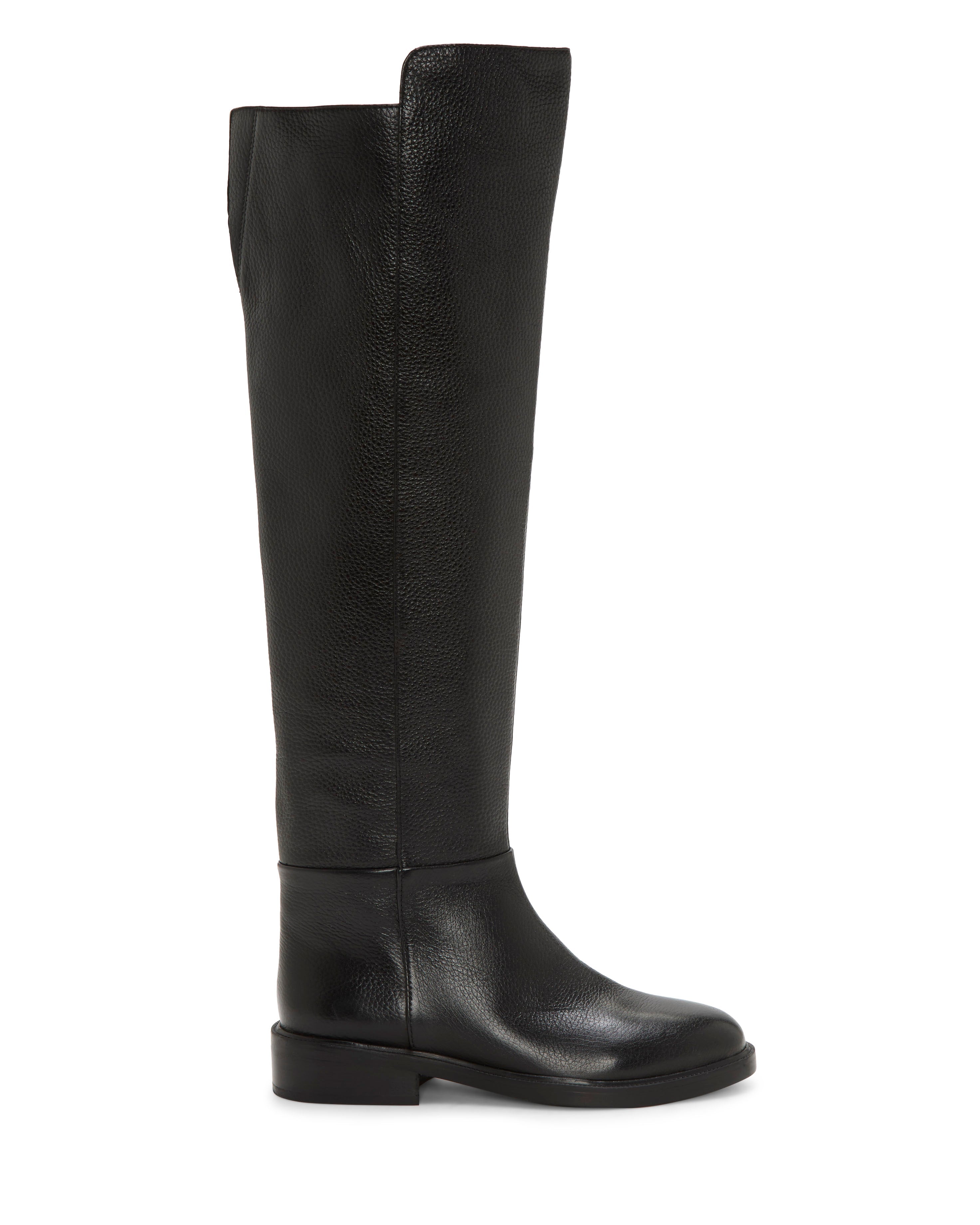 Amiyah Extra Wide Calf Over the Knee Riding Boot - Black - Vince Camuto