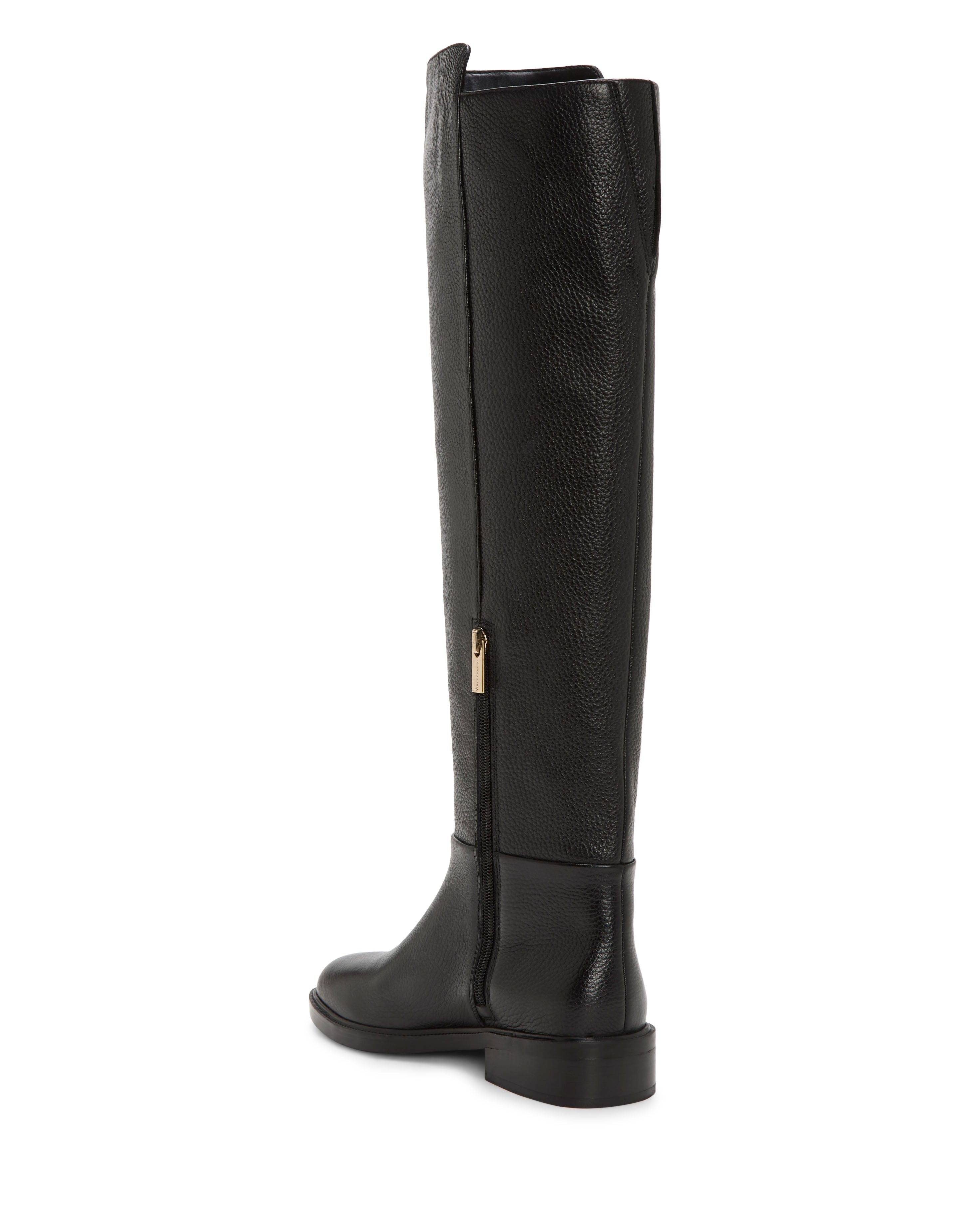 Amiyah Extra Wide Calf Over the Knee Riding Boot - Black - Vince Camuto
