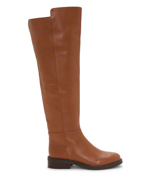 Amiyah Extra Wide Calf Over the Knee Riding Boot - Whiskey - Vince Camuto