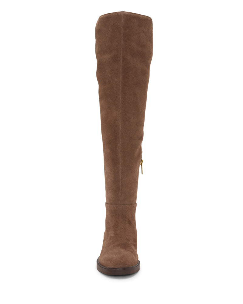 Amiyah Extra Wide Calf Over the Knee Riding Boot - Toasted Taupe - Vince Camuto