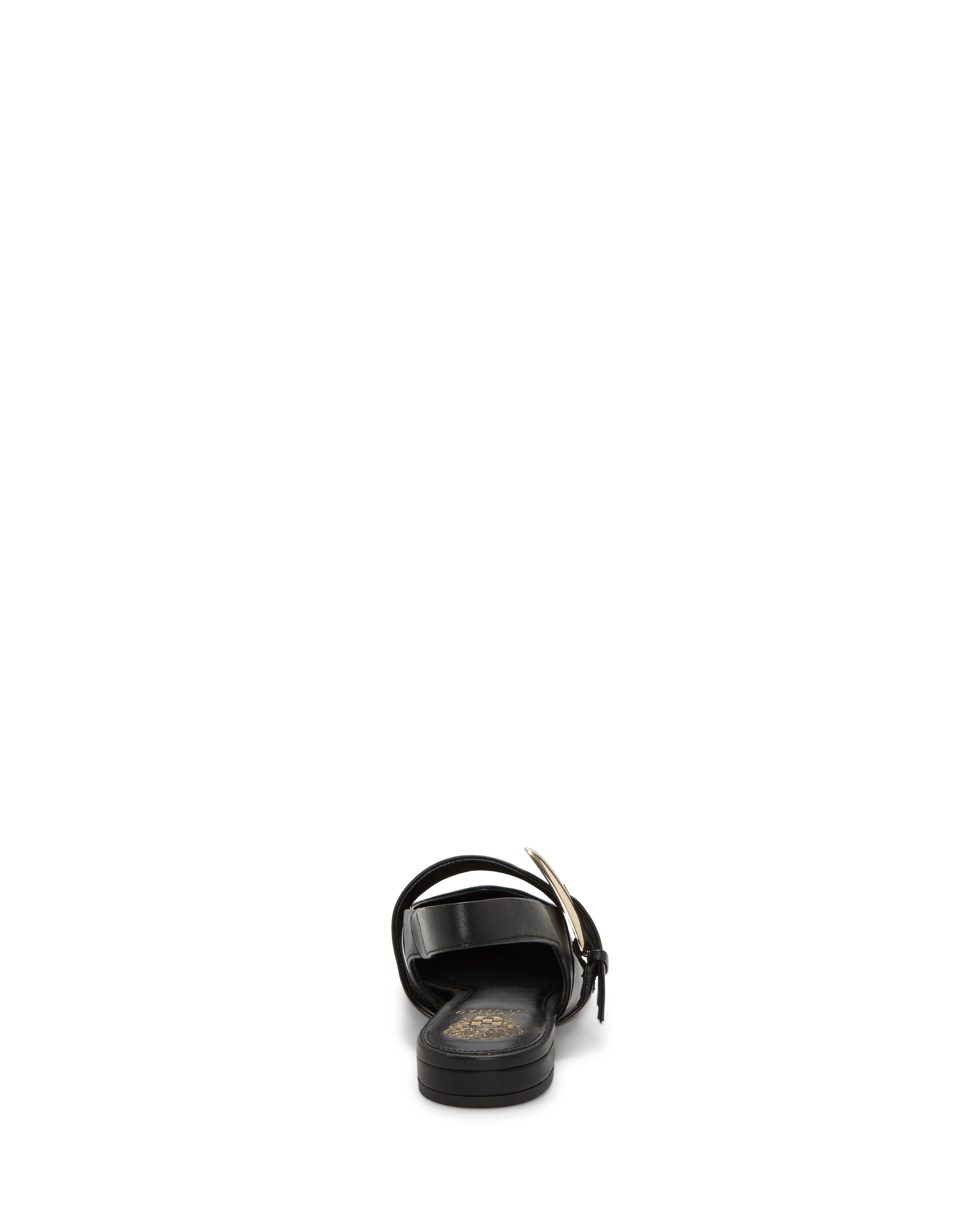 Amoret Buckle Slingback Mule - Black - Vince Camuto