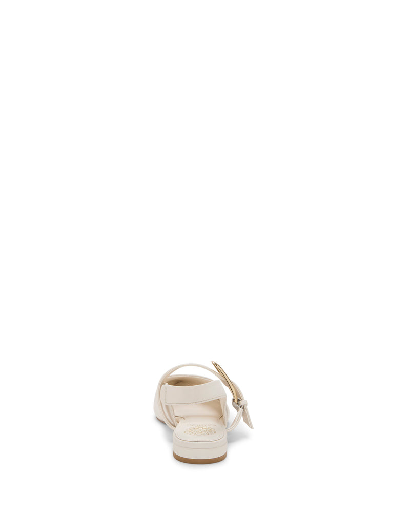 Amoret Buckle Slingback Mule - Coconut Cream - Vince Camuto
