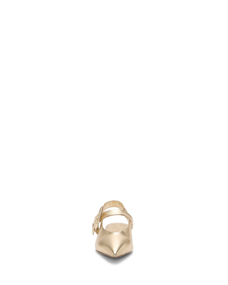 Amoret Buckle Slingback Mule - Egyptian Gold - Vince Camuto