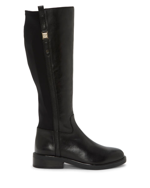 Annora Wide Calf Boot - Black - Vince Camuto