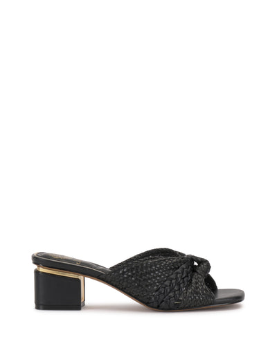 Atemly Knotted Sandal - Black - Vince Camuto
