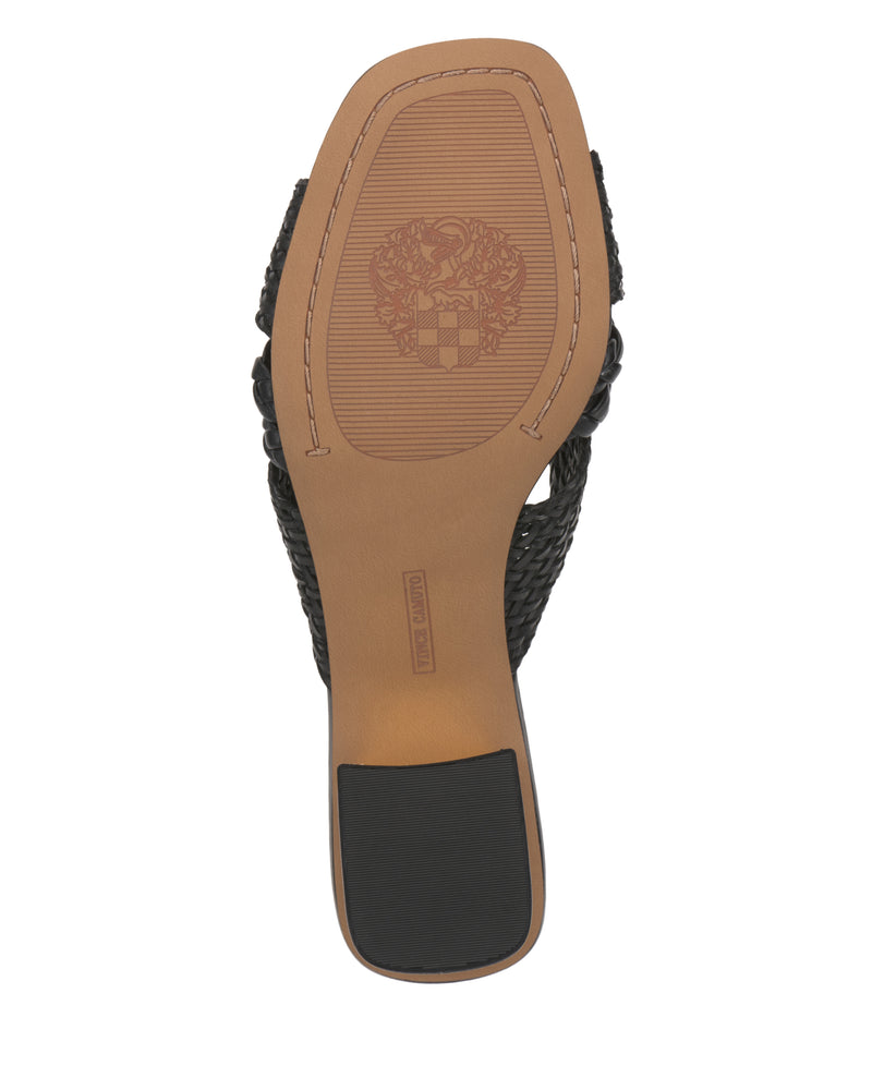Atemly Knotted Sandal - Black - Vince Camuto