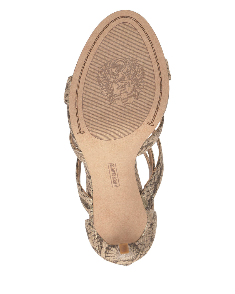 Azelie Sandal - Natural/Gold - Vince Camuto