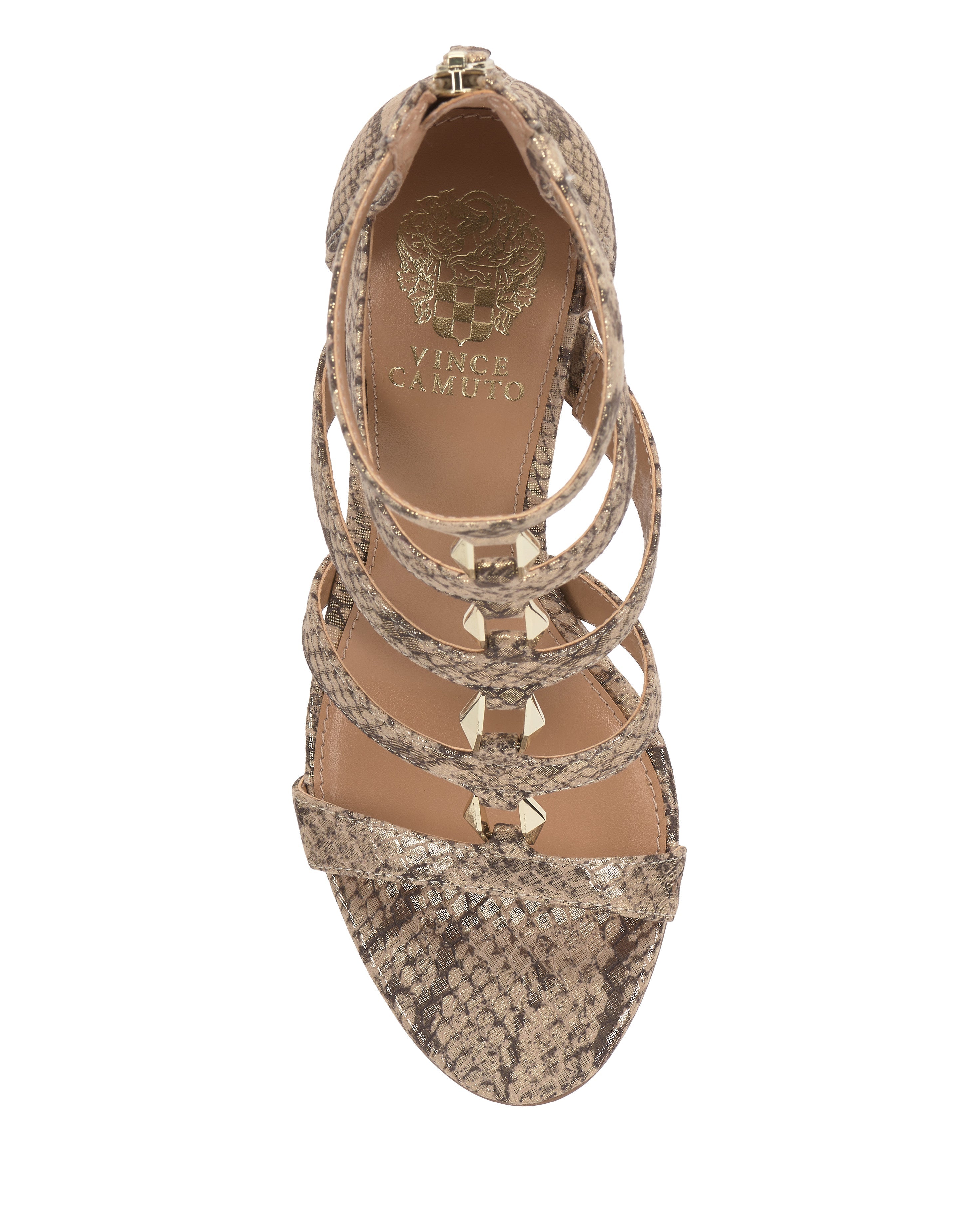Azelie Sandal - Natural/Gold - Vince Camuto