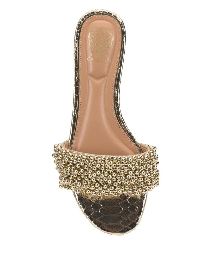 Balea Beaded Sandal - Gold - Vince Camuto