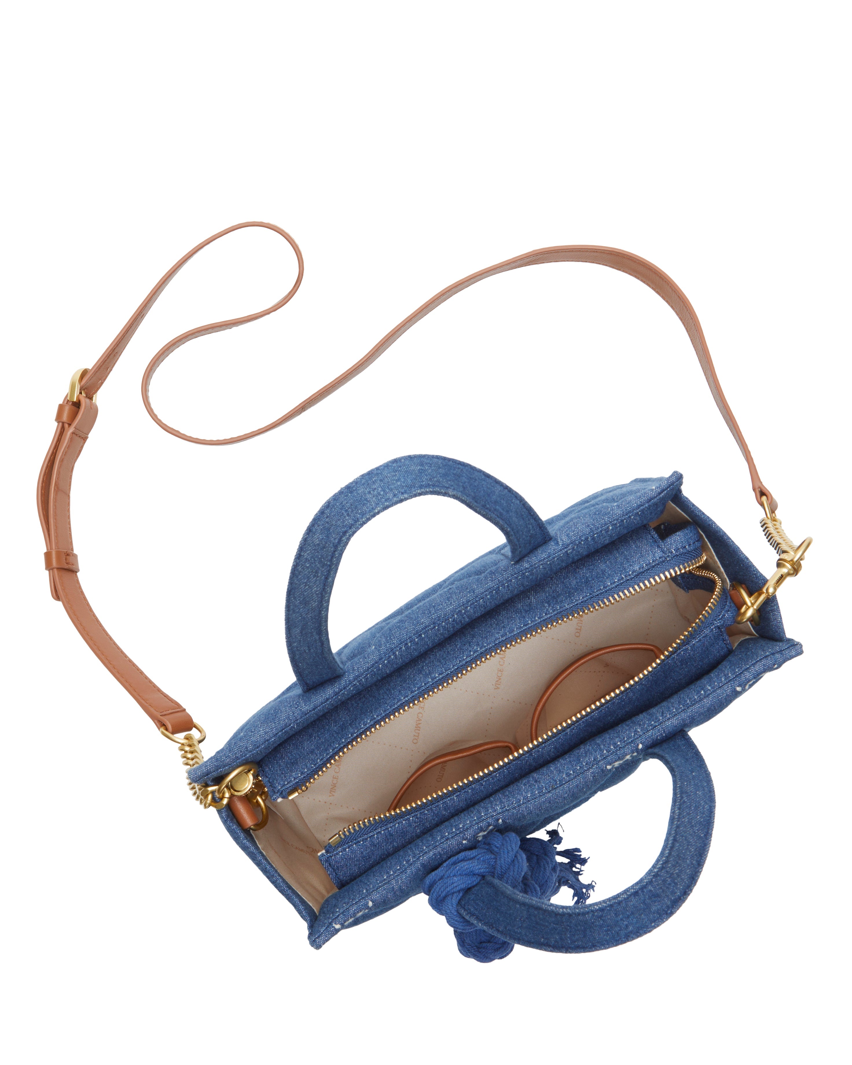 Barry Small Tote Bag - Denim - Vince Camuto