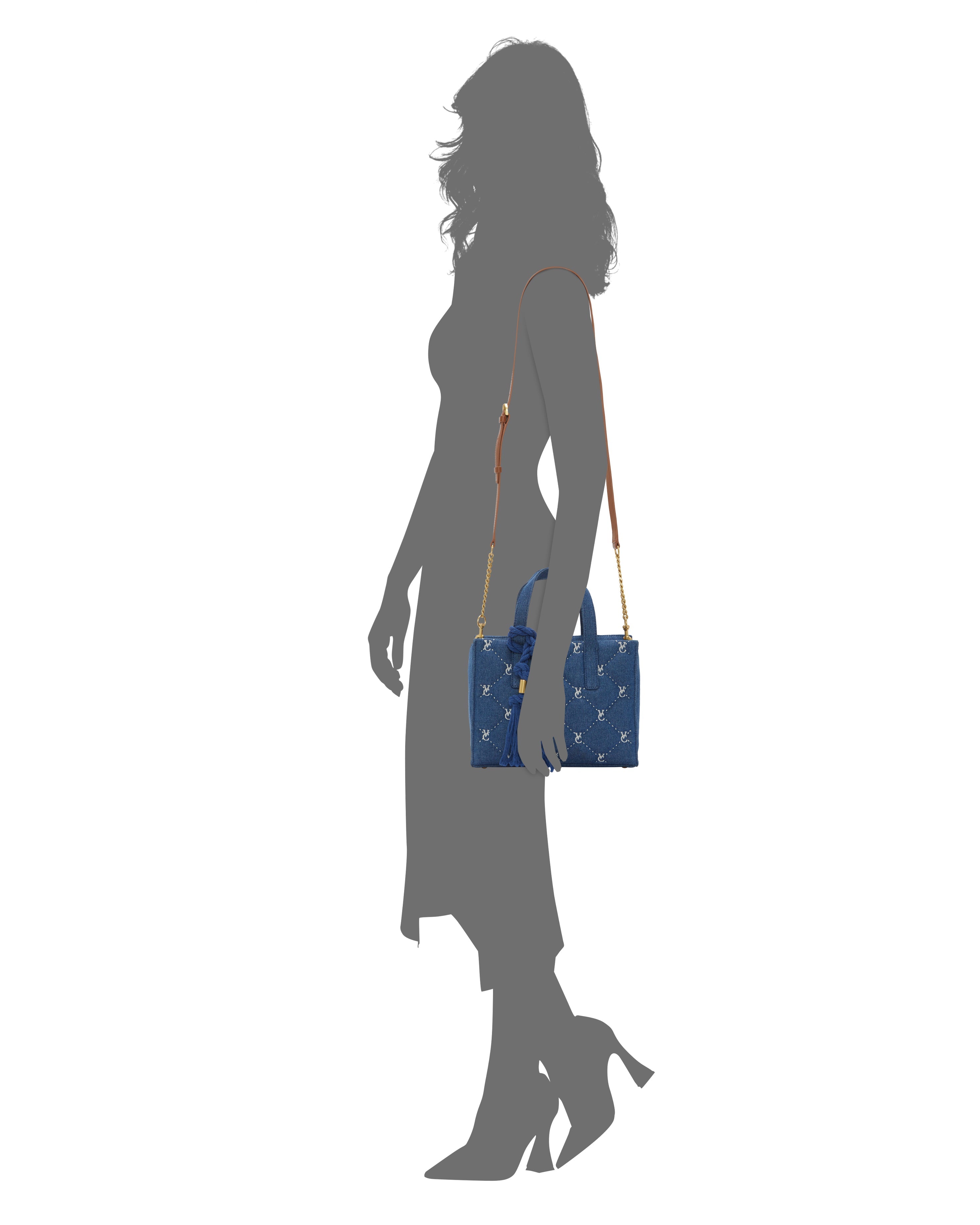Barry Small Tote Bag - Denim - Vince Camuto