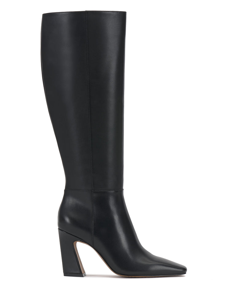 Bennidy Wide Calf Knee High Boot - Black - Vince Camuto