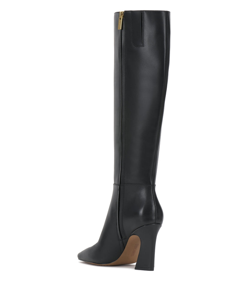 Bennidy Wide Calf Knee High Boot - Black - Vince Camuto