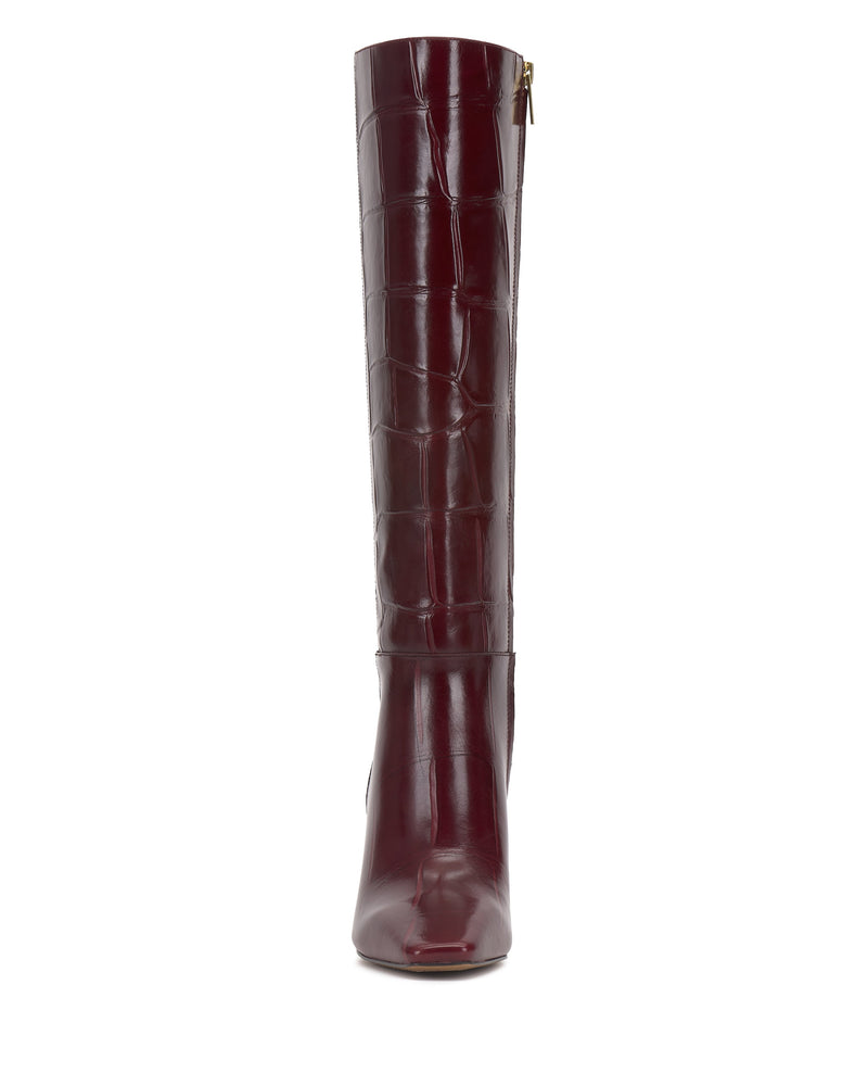 Bennidy Wide Calf Knee High Boot - Plum - Vince Camuto