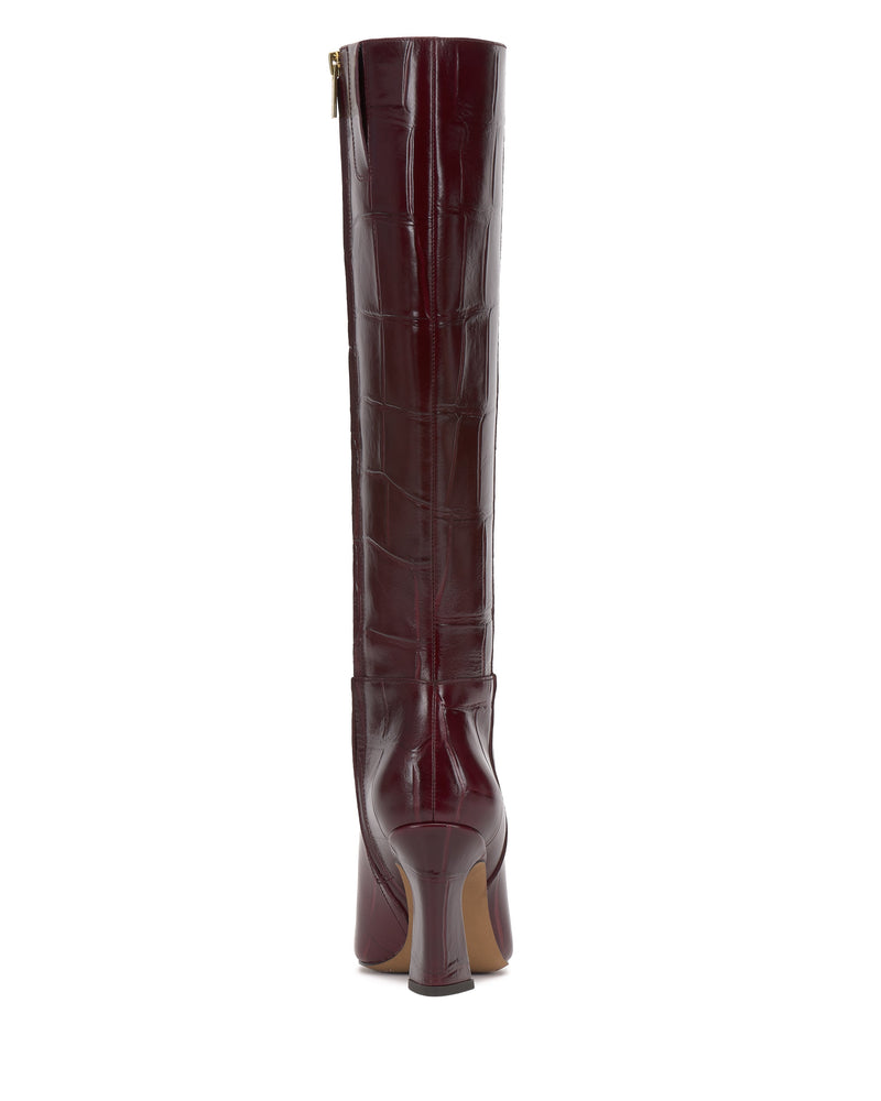 Bennidy Wide Calf Knee High Boot - Plum - Vince Camuto