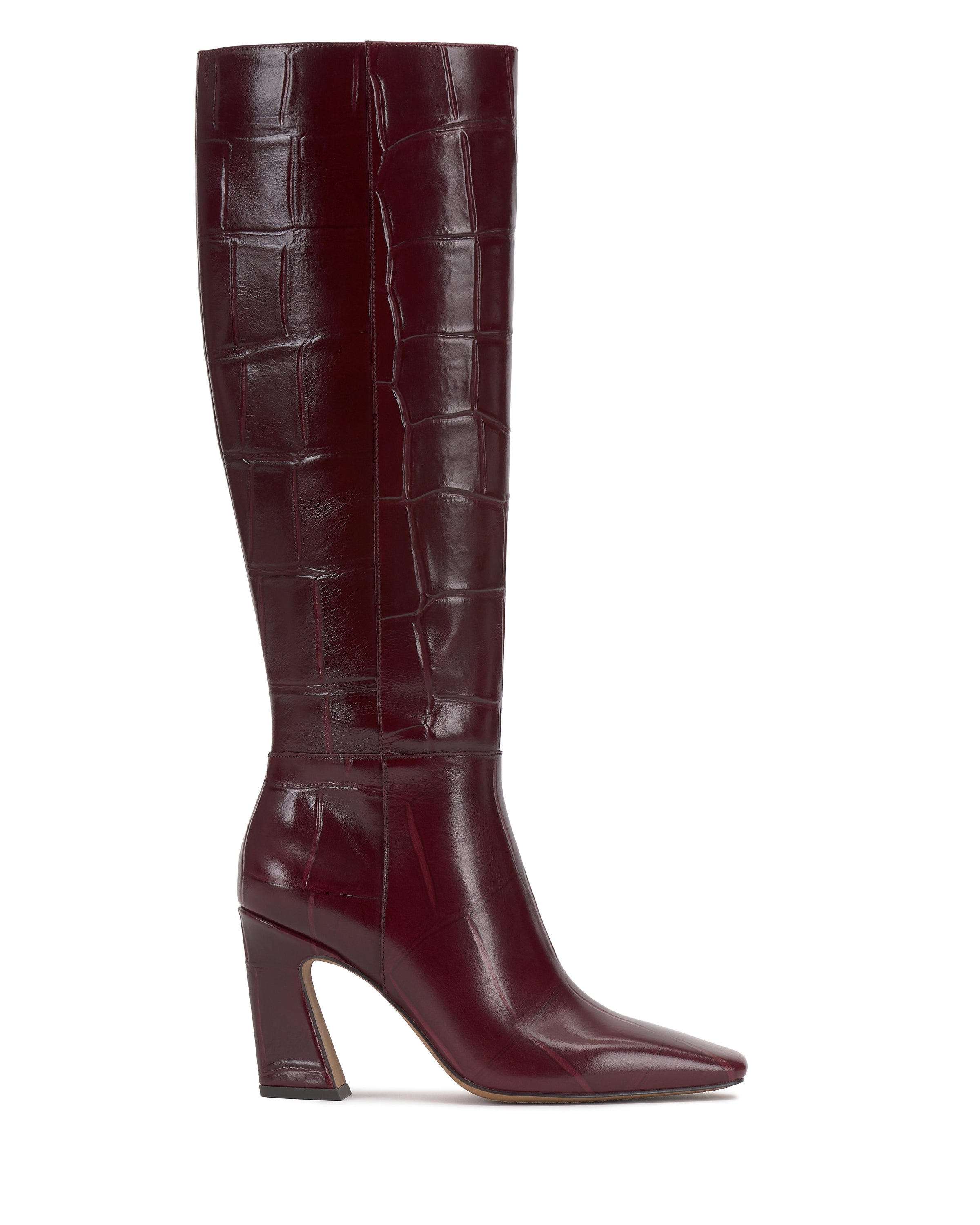 Bennidy Extra Wide Calf Knee High Boot - Plum - Vince Camuto