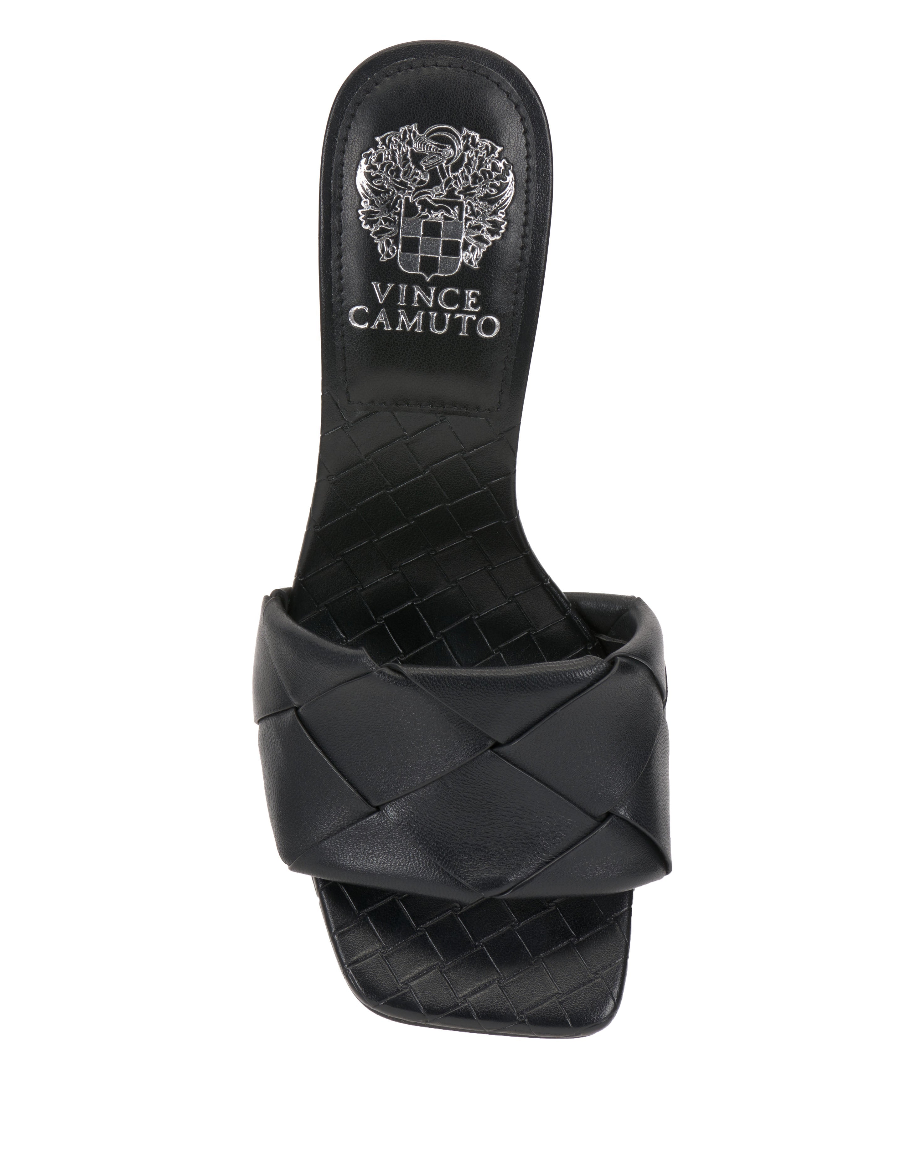 美品　VINCE CAMUTO エナメルバレエシューズ　ブラック 24cm Brelanie Woven Mule – Vince Camuto
