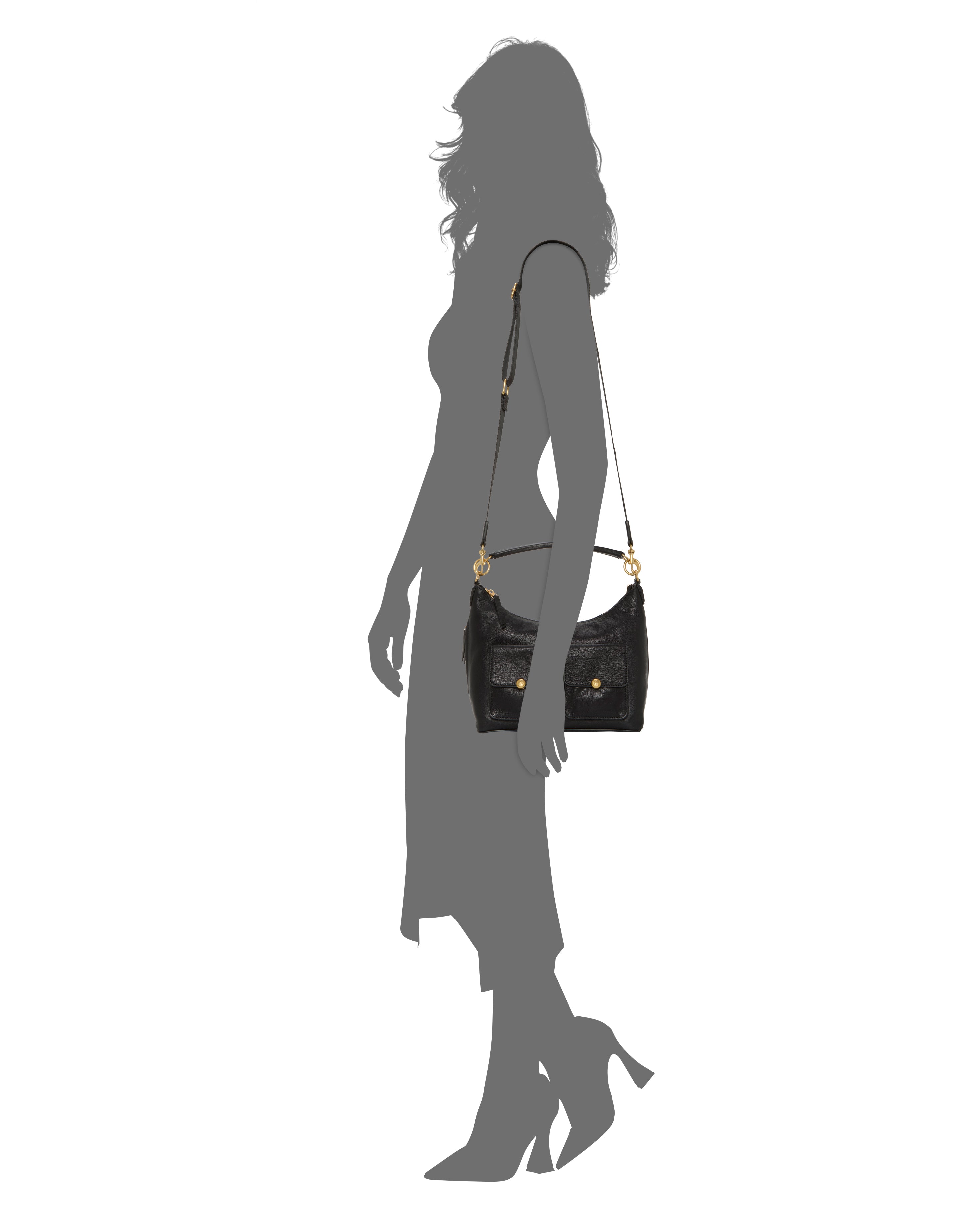 Carly Shoulder Bag - Black - Vince Camuto