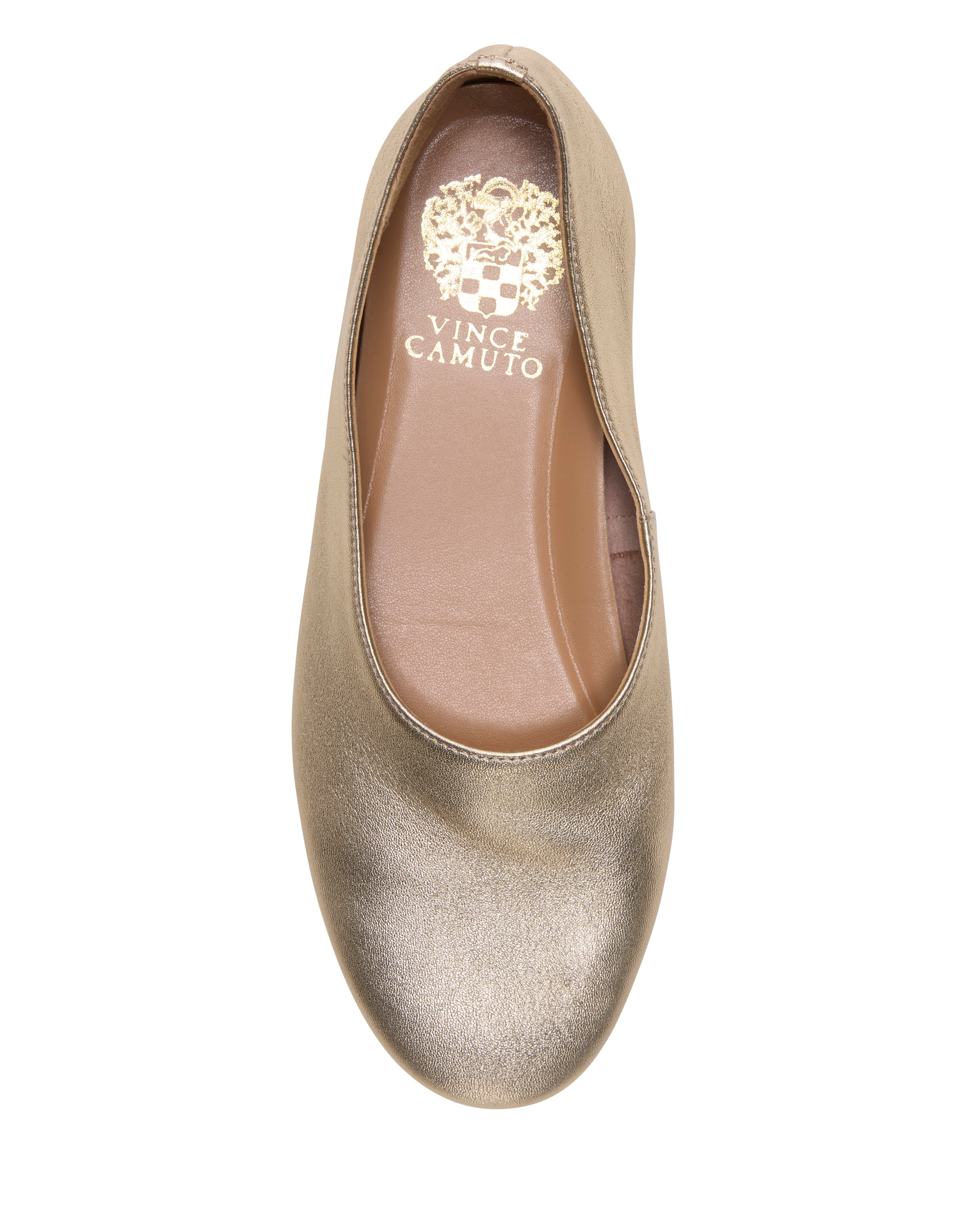 Catisha Ballet Flat - Egyptian Gold - Vince Camuto