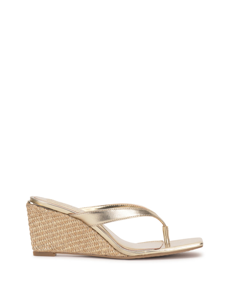 Cianna Wedge Sandal - Egyptian Gold - Vince Camuto
