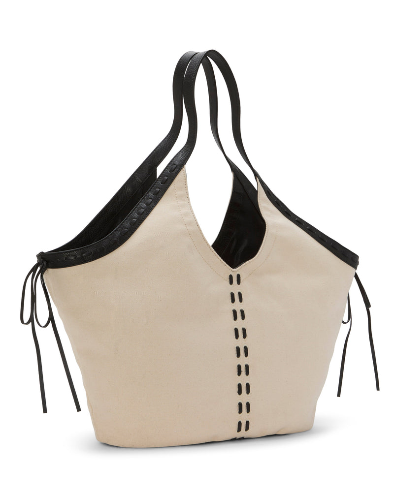 Cryss Large Tote Bag - Natural Black - Vince Camuto