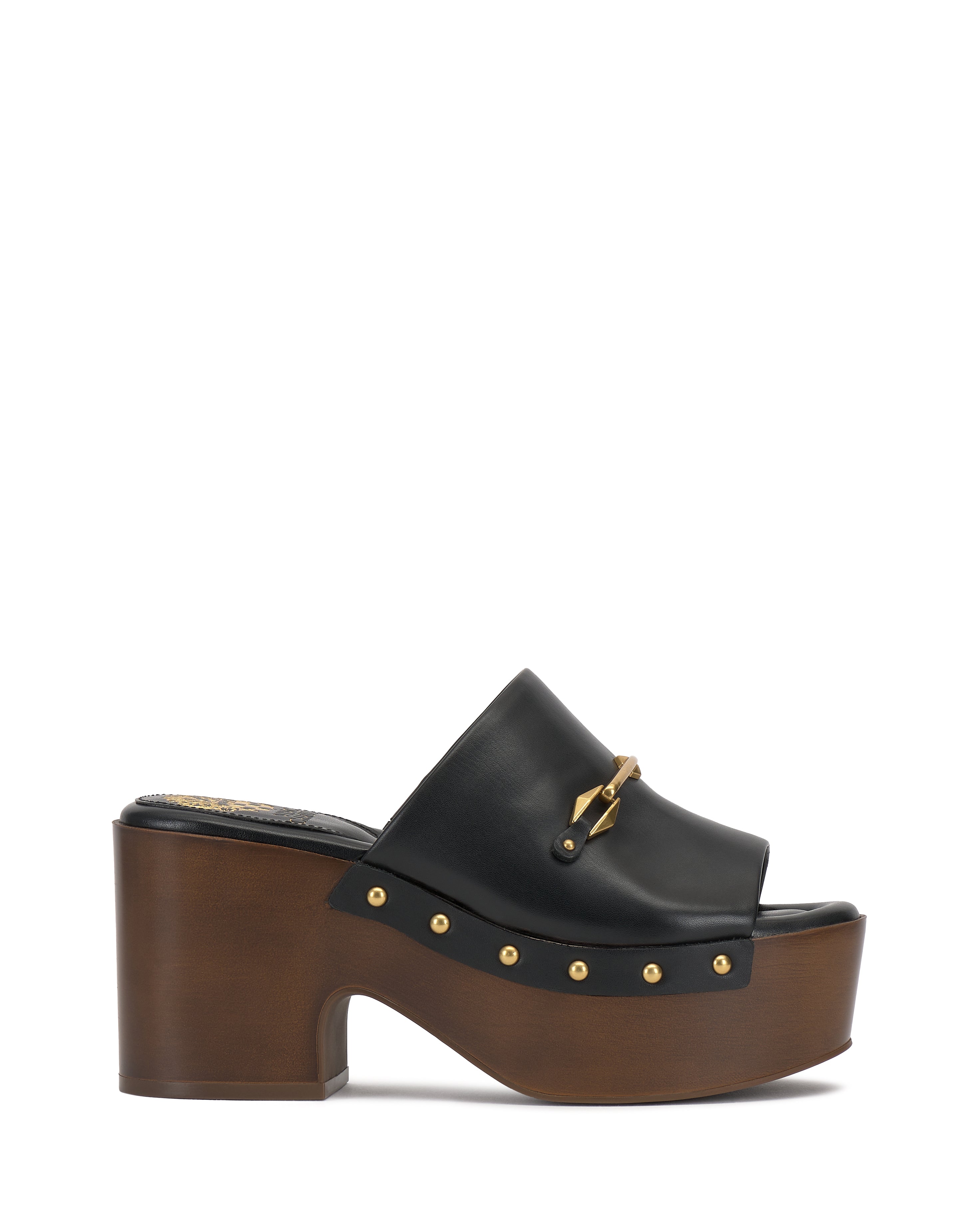 Efellan Platform Sandal - Black - Vince Camuto