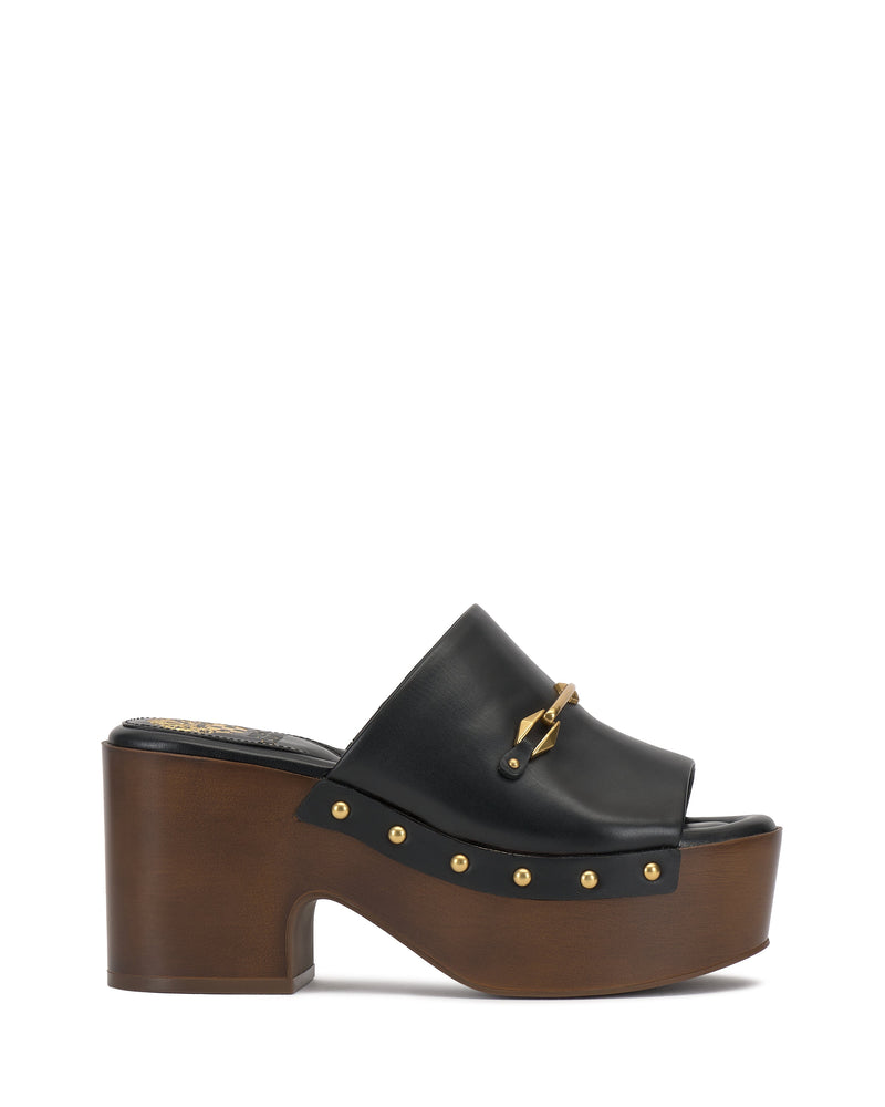 Efellan Platform Sandal - Black - Vince Camuto