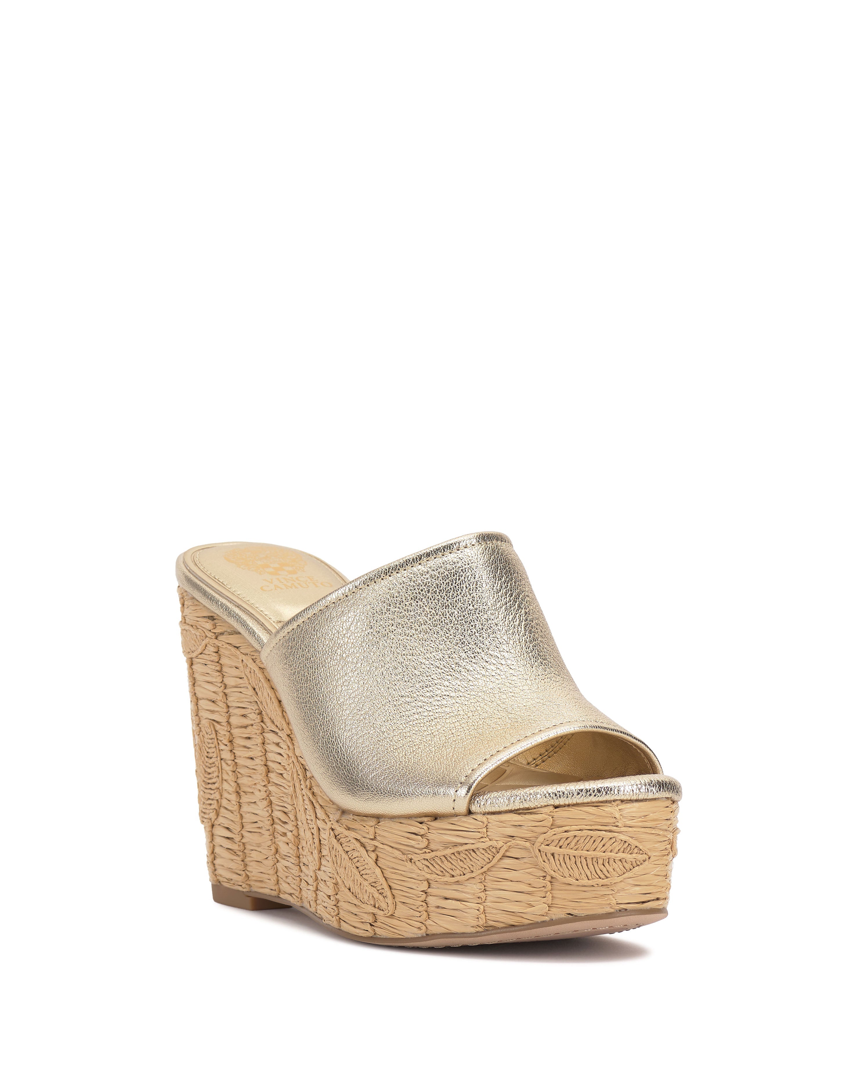 Etta Wedge Sandal - Vince Camuto