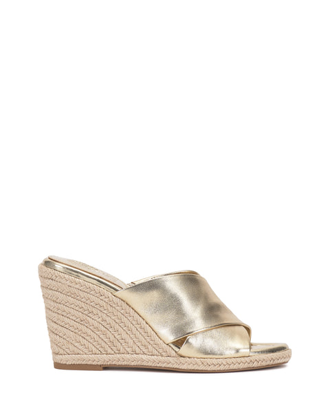 Fisella Espadrille Wedge Sandal - Egyptian Gold - Vince Camuto