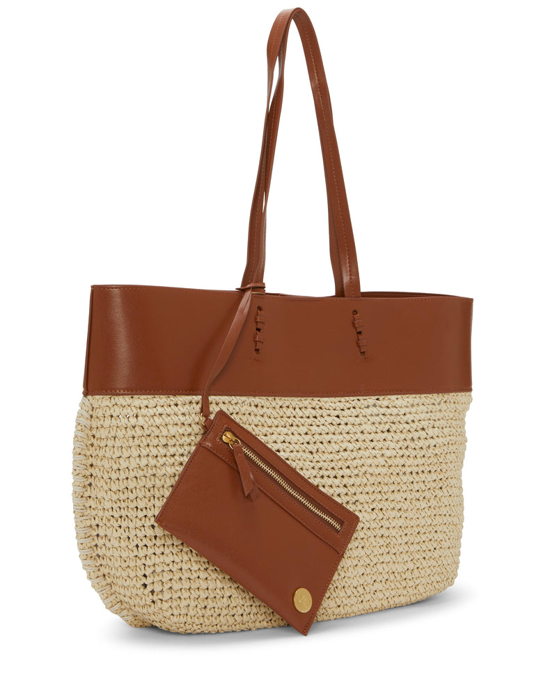 Fredi Tote Bag - Natural/Caramello - Vince Camuto