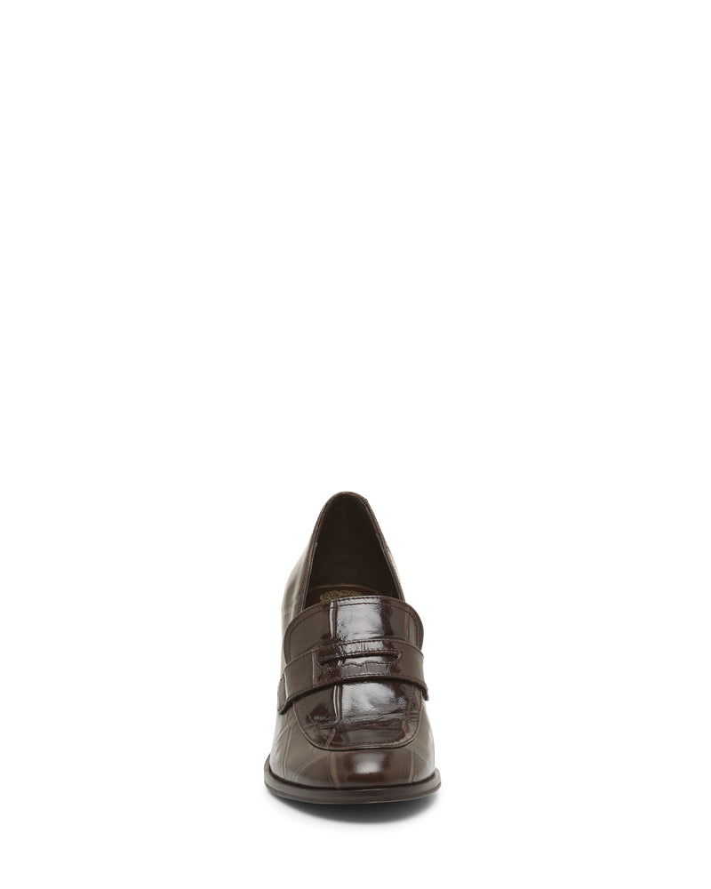 A Vince Camuto Geanna Pump is shown from the front on a white background.