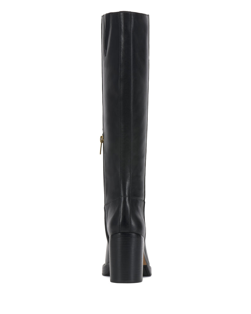 Gibi Narrow Calf Knee High Boot - Black - Vince Camuto