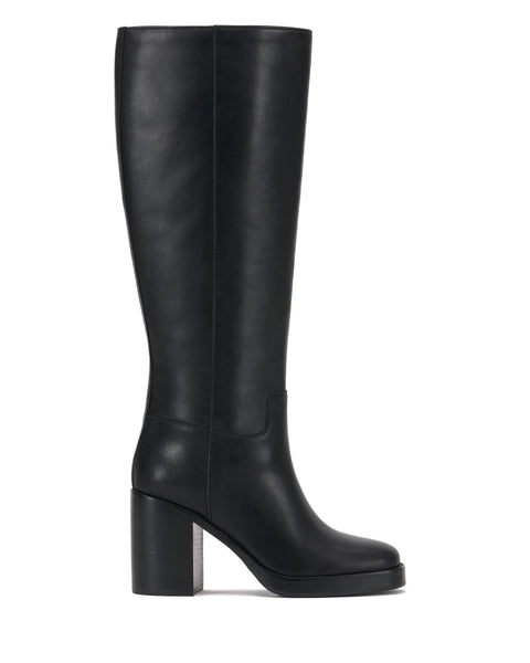 【NONCODE】Bilto Whole Heel Leather Long Boots Gibi Boot - Vince Camuto