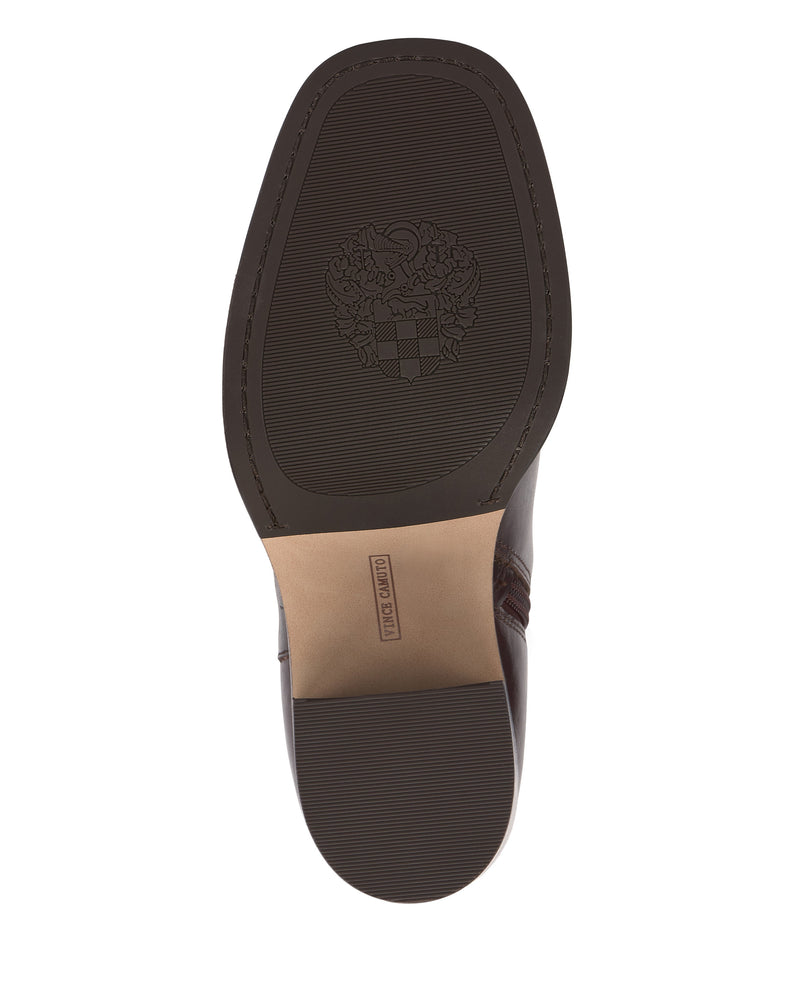 Gibi Extra Wide Calf Knee High Boot - Rich Mahogany - Vince Camuto