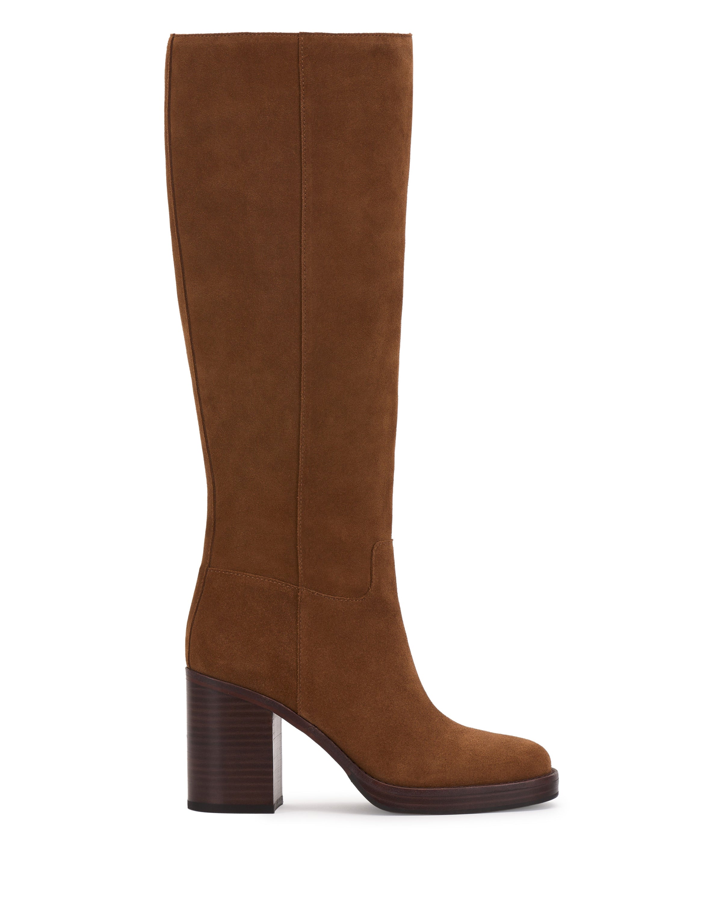 Gibi Extra Wide Calf Knee High Boot - Burnt Sugar - Vince Camuto