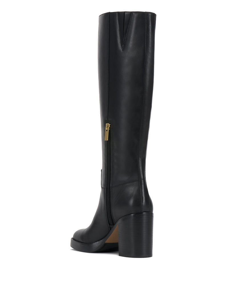 Gibi Knee High Boot - Black - Vince Camuto