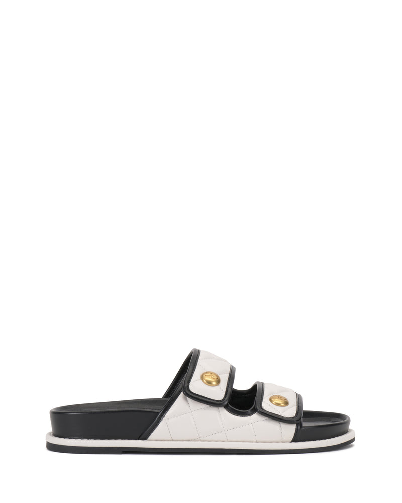 Graysin Slide - Bianco/Black - Vince Camuto