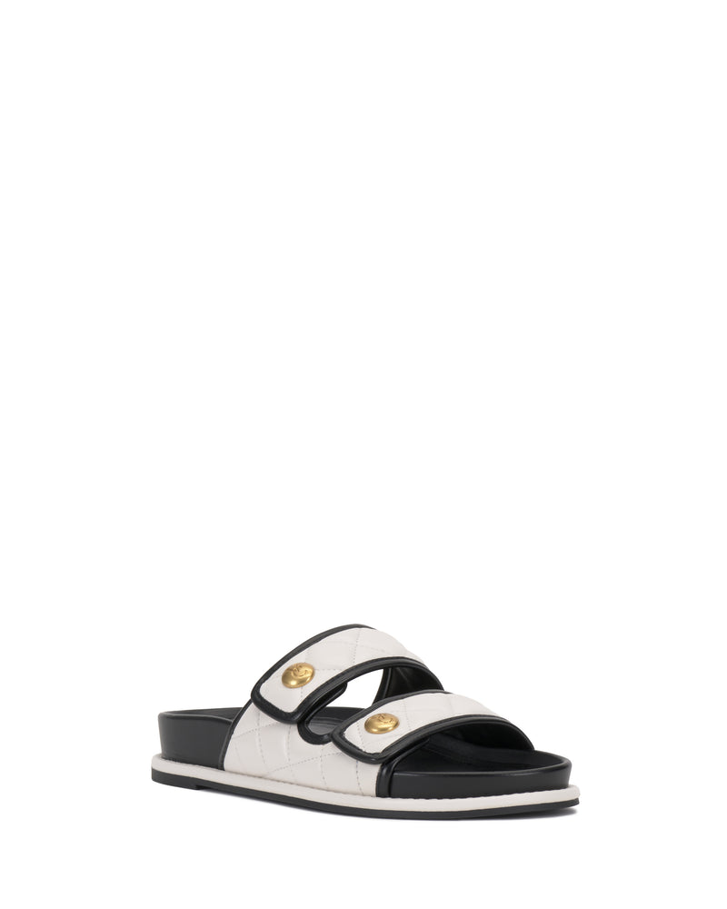 Graysin Slide - Bianco/Black - Vince Camuto