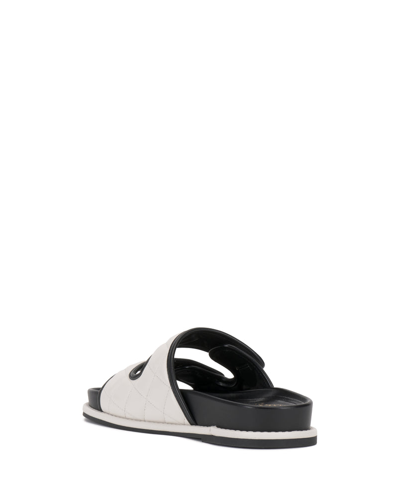 Graysin Slide - Bianco/Black - Vince Camuto