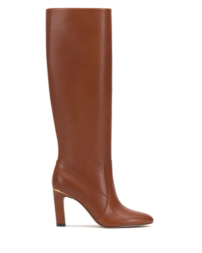 Gylina Extra Wide Calf Knee High Boot - Whiskey - Vince Camuto