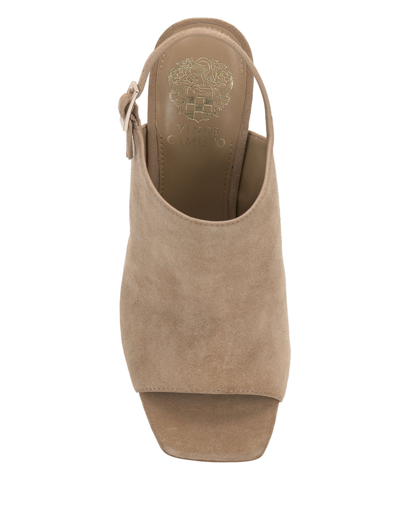Haliza Peep Toe Block Heel Sandal - Vince Camuto