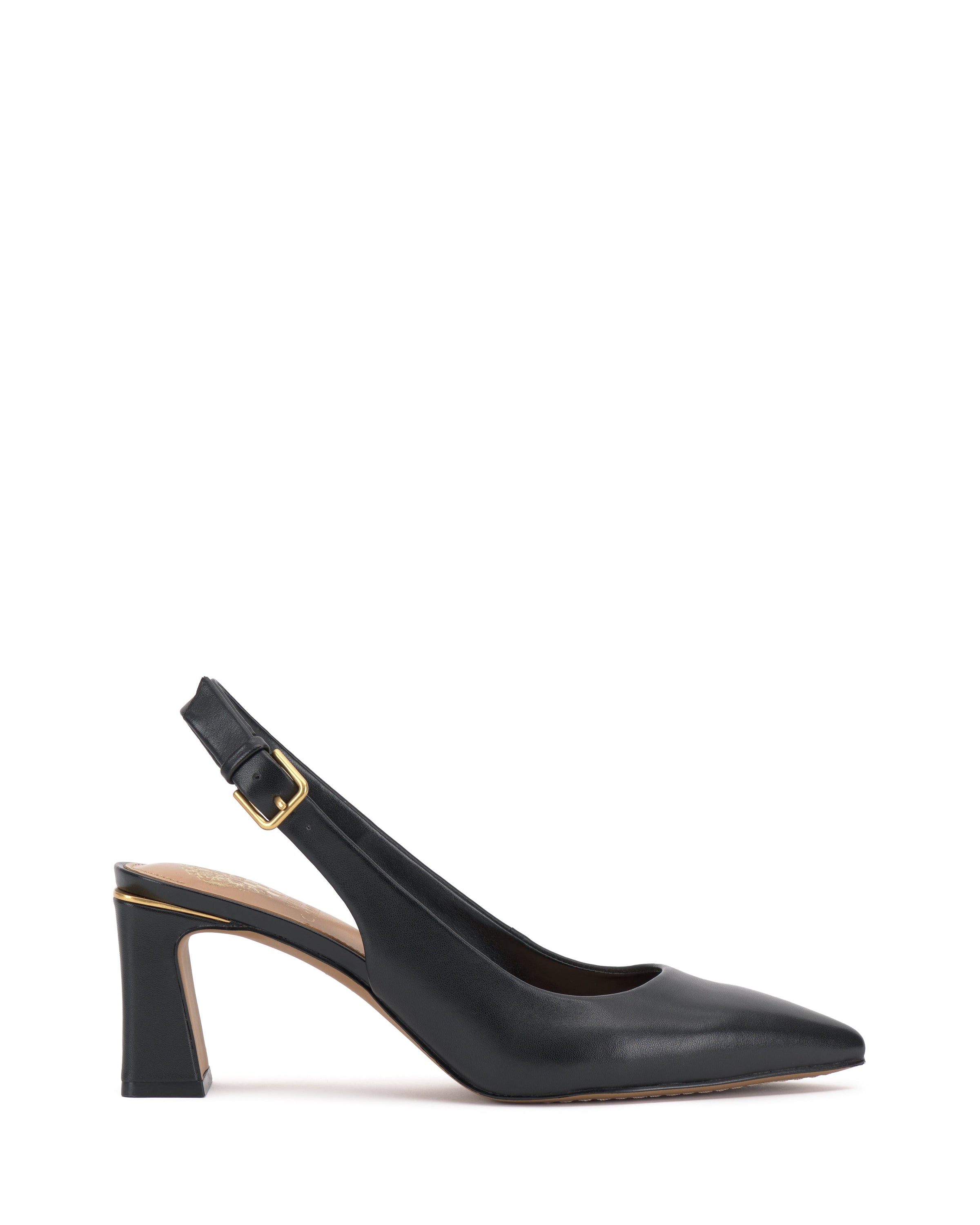 Hamden Buckle Slingback - Black - Vince Camuto