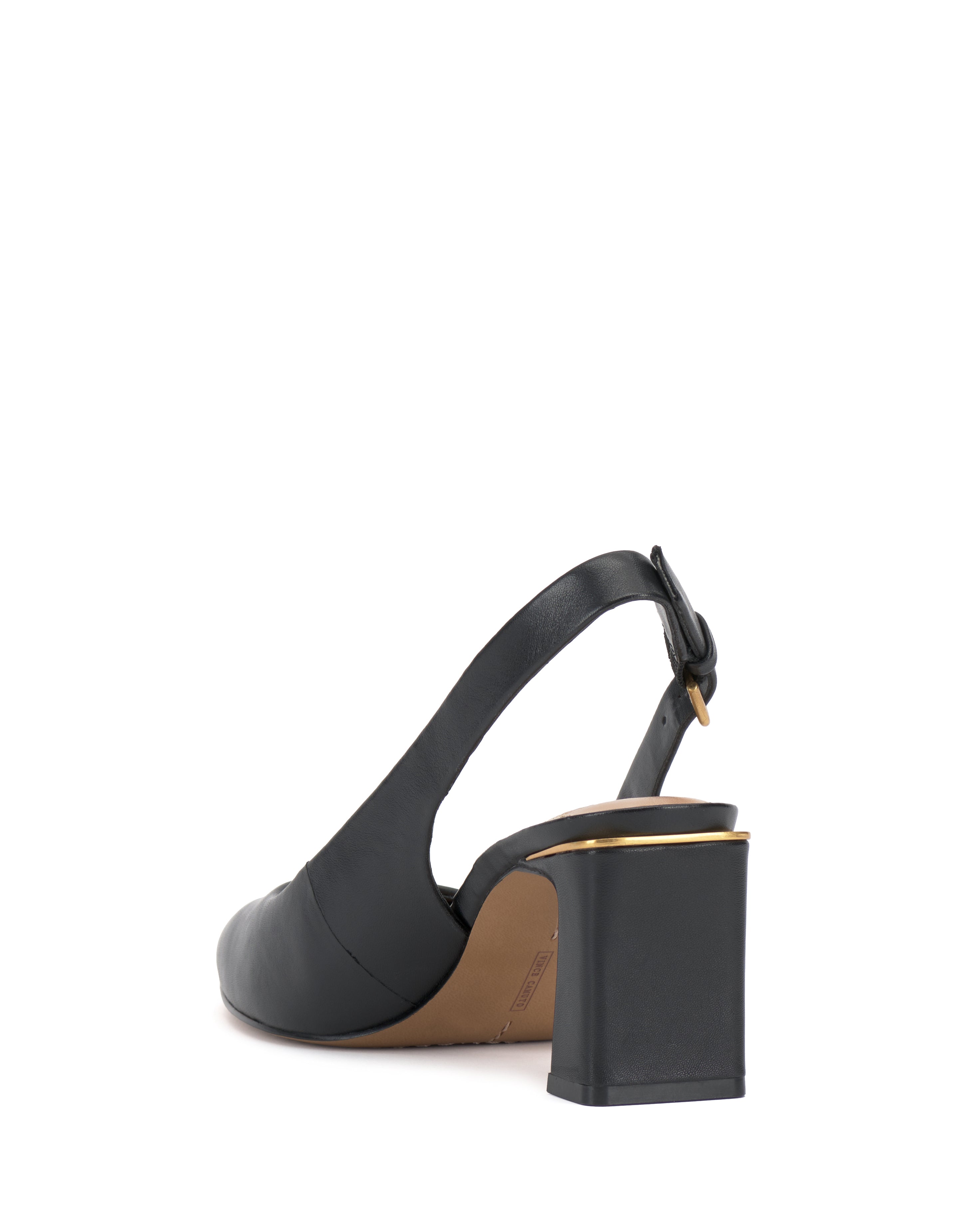 Hamden Buckle Slingback - Black - Vince Camuto